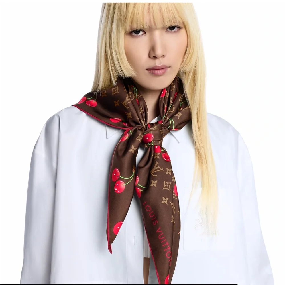Louis Vuitton | Accessories | Louis Vuitton Cherry Murakami Scarf